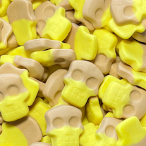 Banana Toffee Skulls