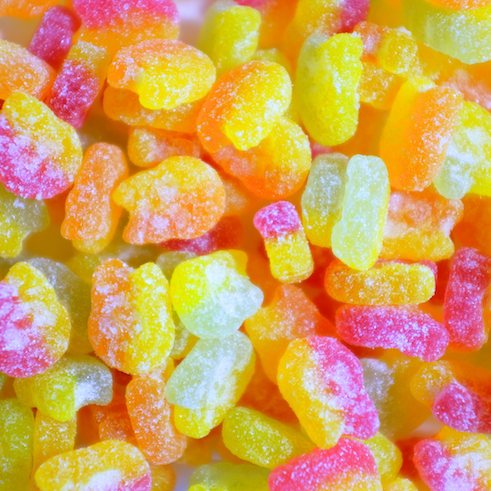 BUBS Sour Mini Skulls