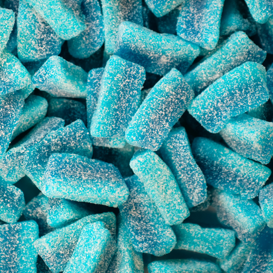 Blue Raspberry Fizzy Slices