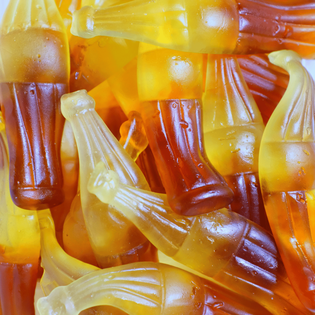 Giant Gummy Cola Bottles