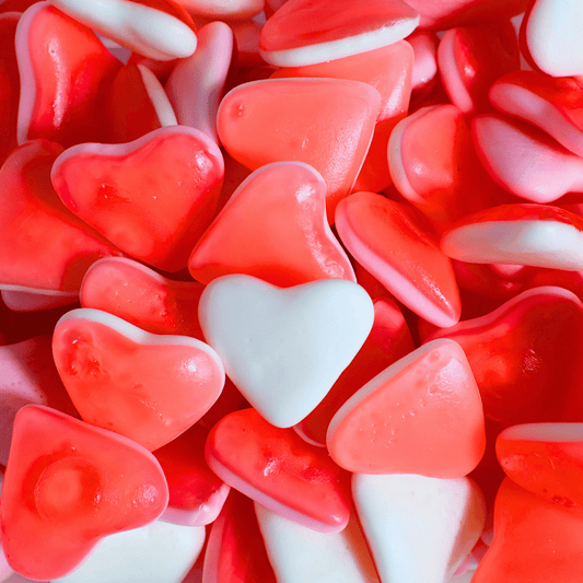 Gummy Foam Hearts