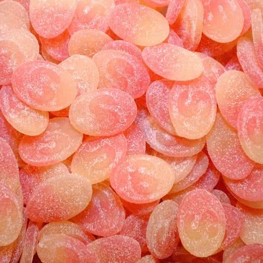 popular s-marke sour ovals candy from sweden in raspberry razzy flavour