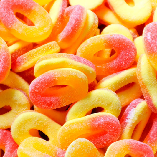 Gummy Peach Rings